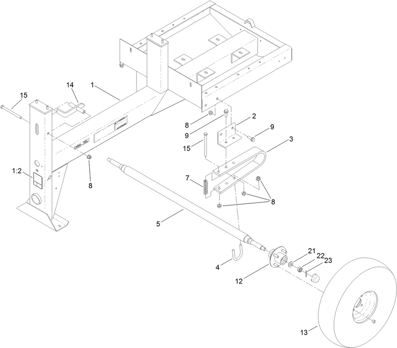 Frame and Axle Assembly