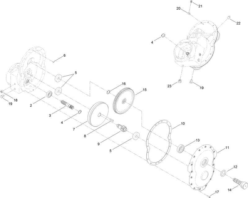 Gearcase Assembly No ST22075-03