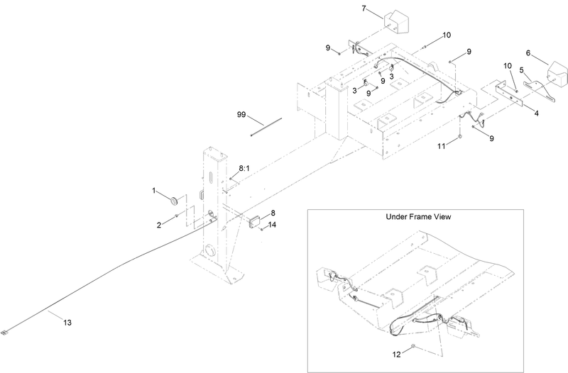 Trailer Lights and Harness Assembly