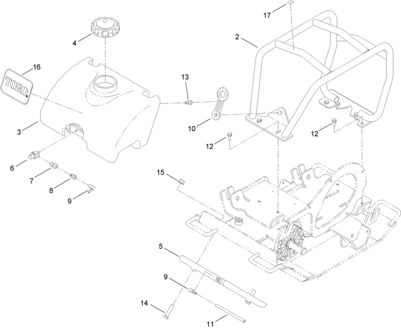Roll Cage and Water Assembly