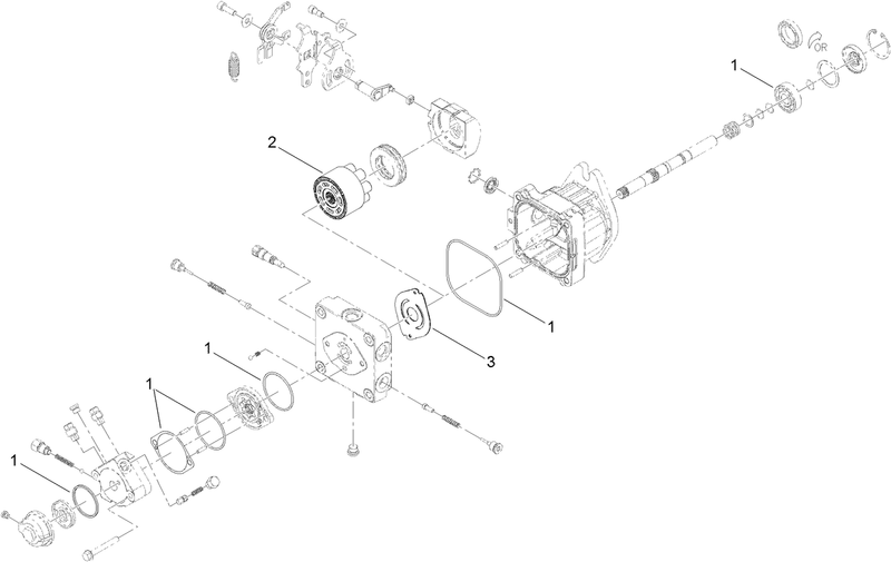 Hydraulic Piston Pump Assembly No ST50957