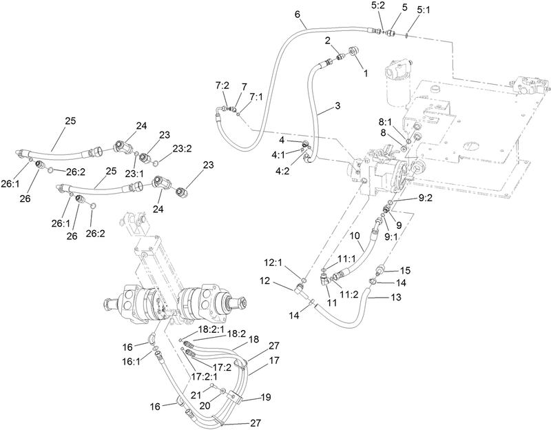 Hydraulic Hose and Fitting Assembly