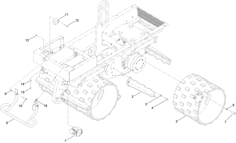 Drum and Scraper Assembly