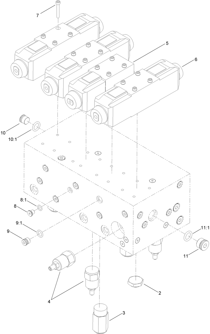 Hydraulic Manifold Assembly No ST50269