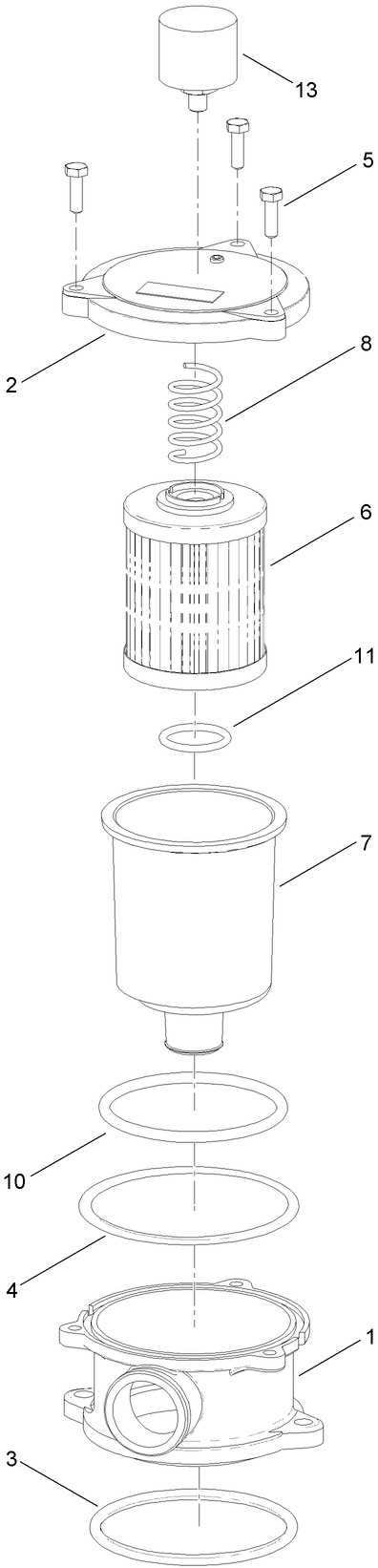 Return Filter Assembly No ST39991