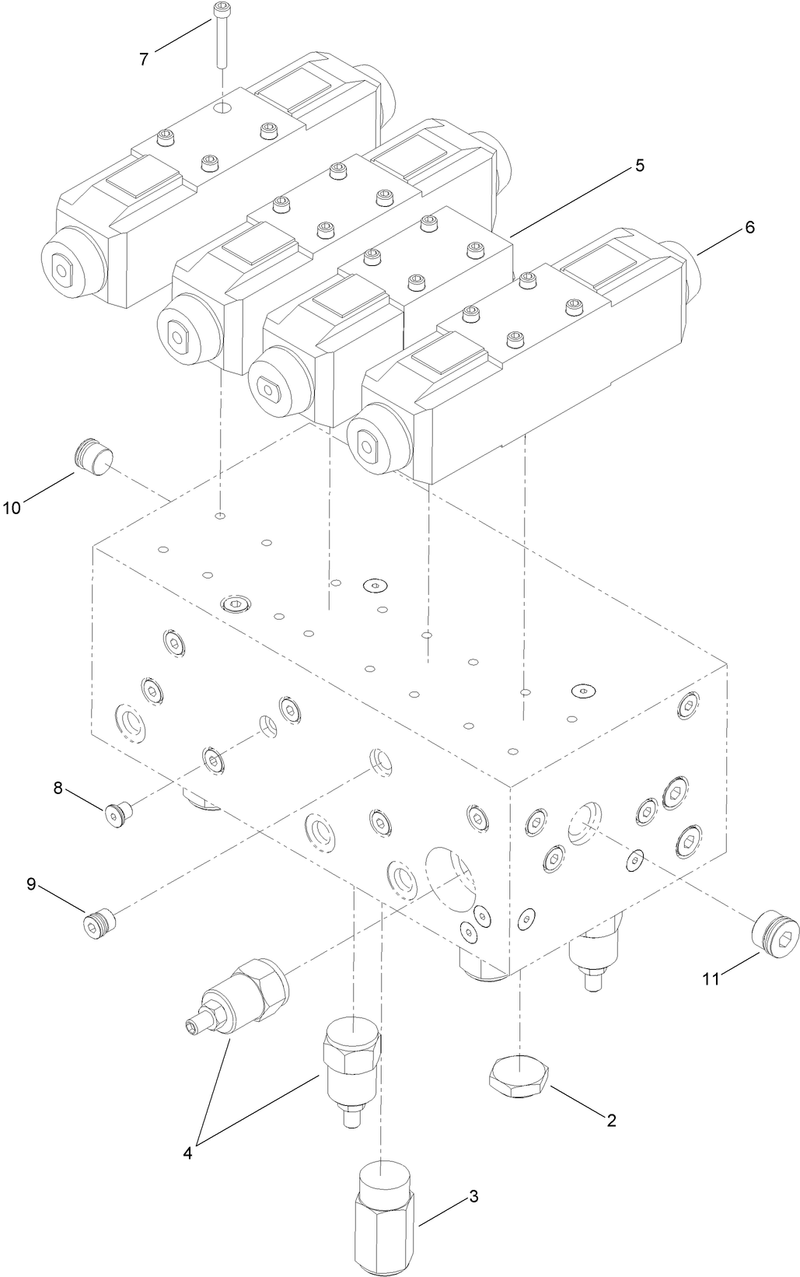 Hydraulic Manifold Assembly No ST50269