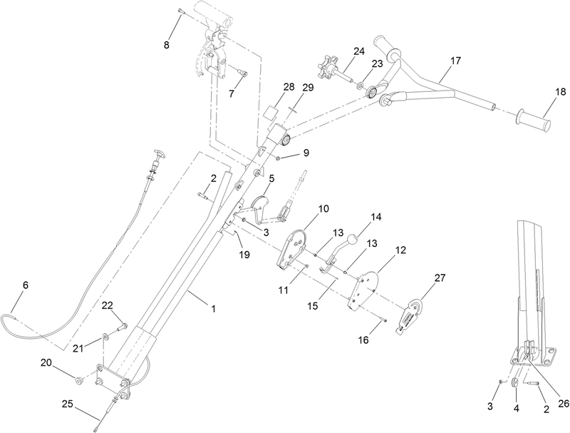 Pro Pitch Handle Assembly No 125 6200