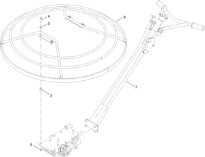 46 Inch Standard Handle and Guard Assembly
