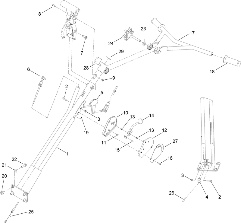 Pro Pitch Handle Assembly No 125 6200