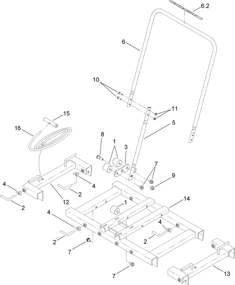 Frame and Handle Assembly