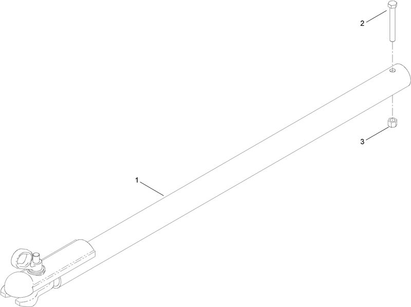 50 Inch Forged Tow Pole Hitch Assembly