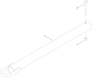 31 Inch Pintel Tow Pole Hitch Assembly