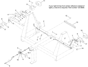 Trailer Light Kit Assembly for End Dump Models