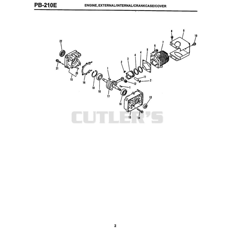 Engine, External/Internal/Crankcase/Cover