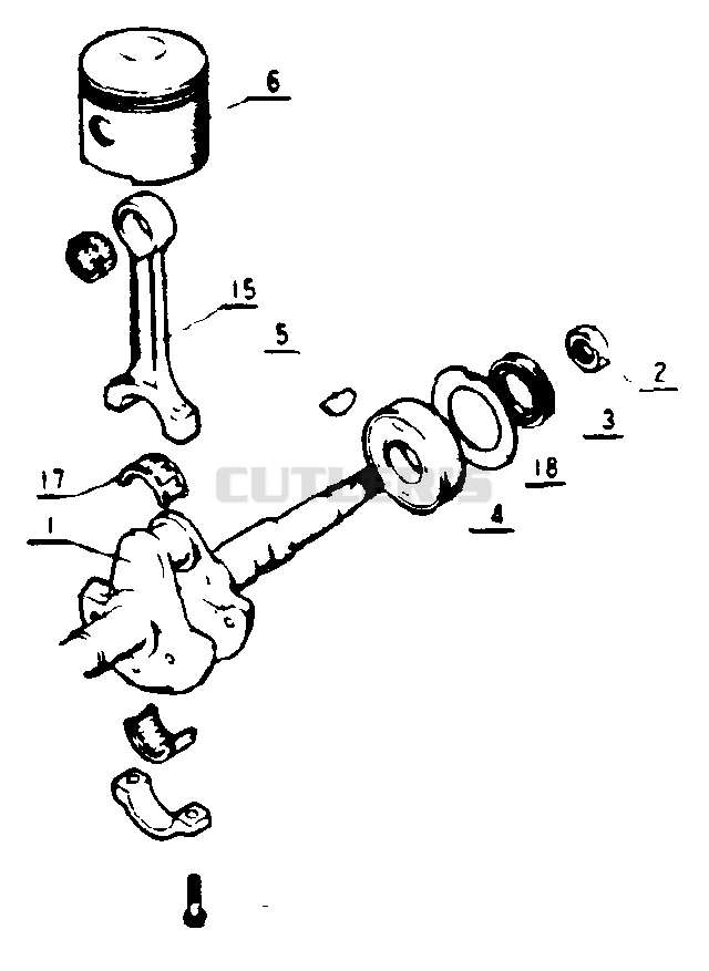 Crankshaft, Piston