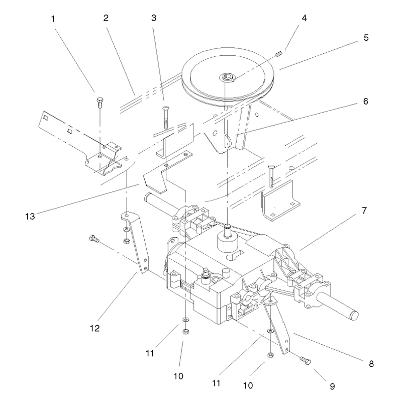 Gear Transaxle Assembly