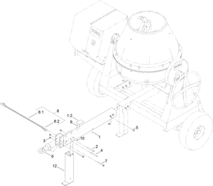 Pintle Tow Pole Kit Assembly