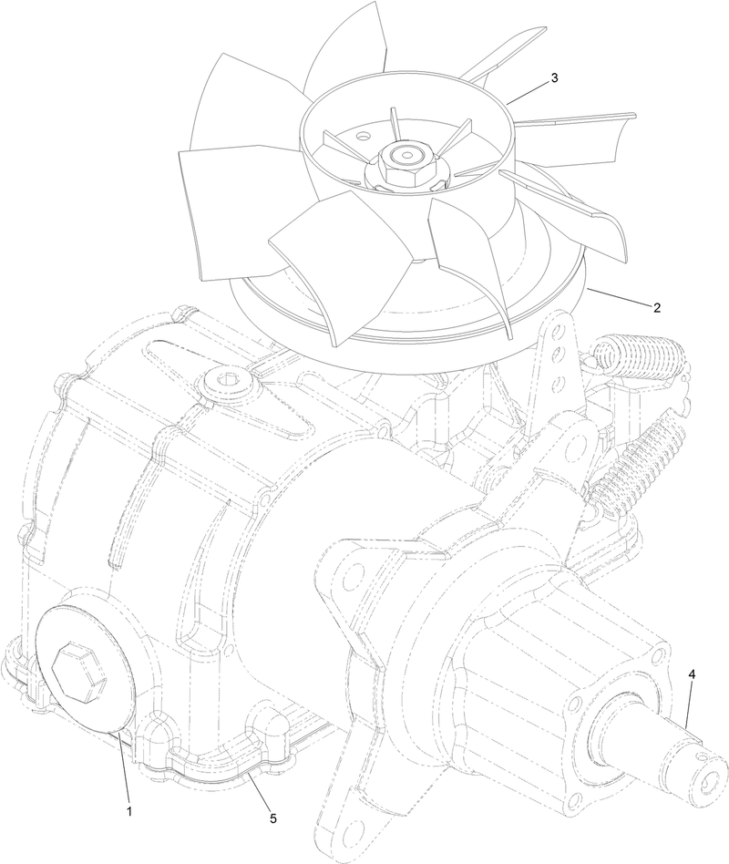 RH Hydro Transaxle Assembly No 132 8803