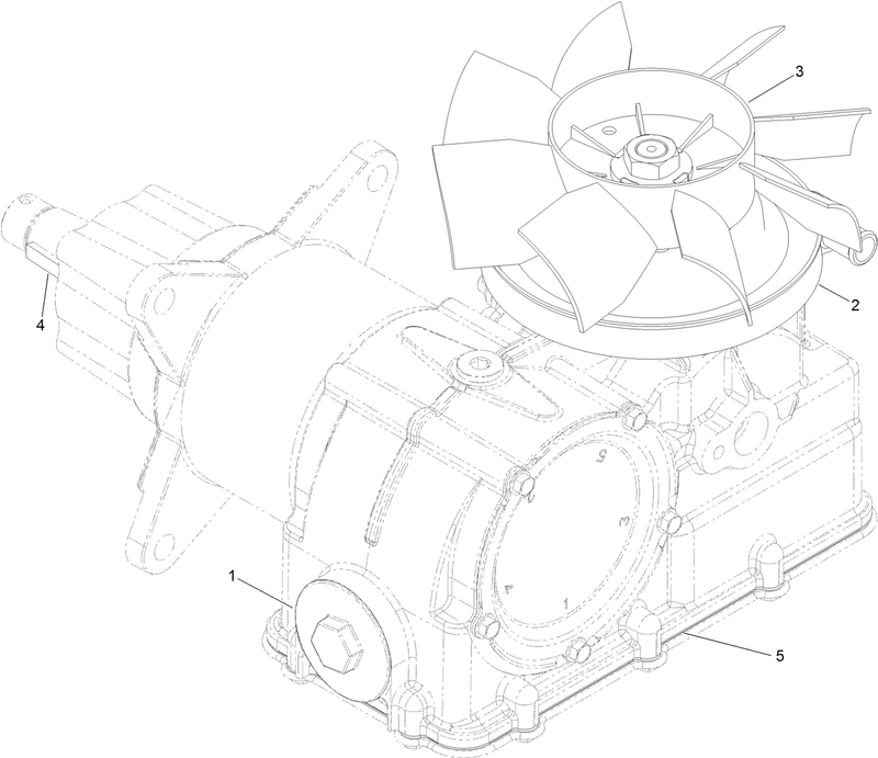 LH Hydro Transaxle Assembly No 132 8802