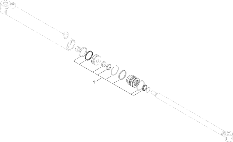 Hydraulic Cylinder Assembly No 140 3558