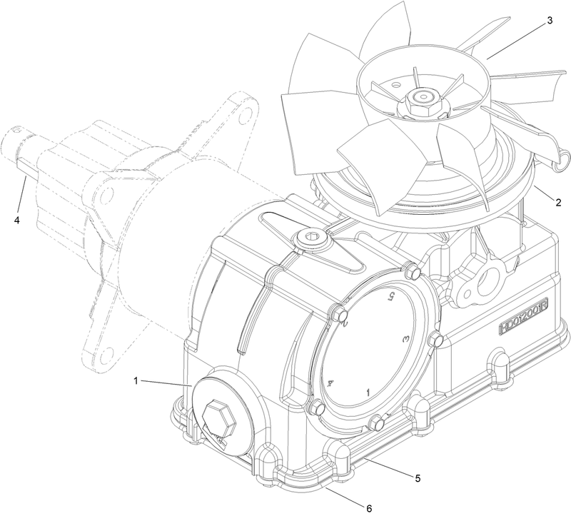 LH Hydro Transaxle Assembly No 132 8802