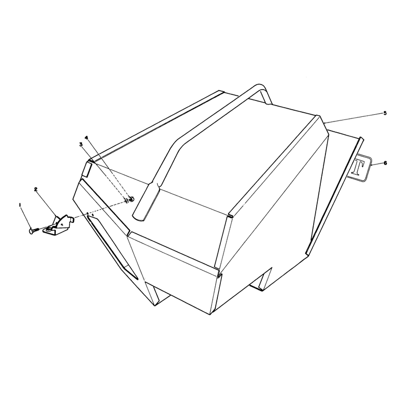 Steel Grass Catcher Model 22099 Optional