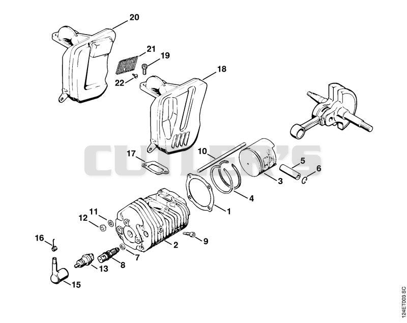 Cylinder, Muffler
