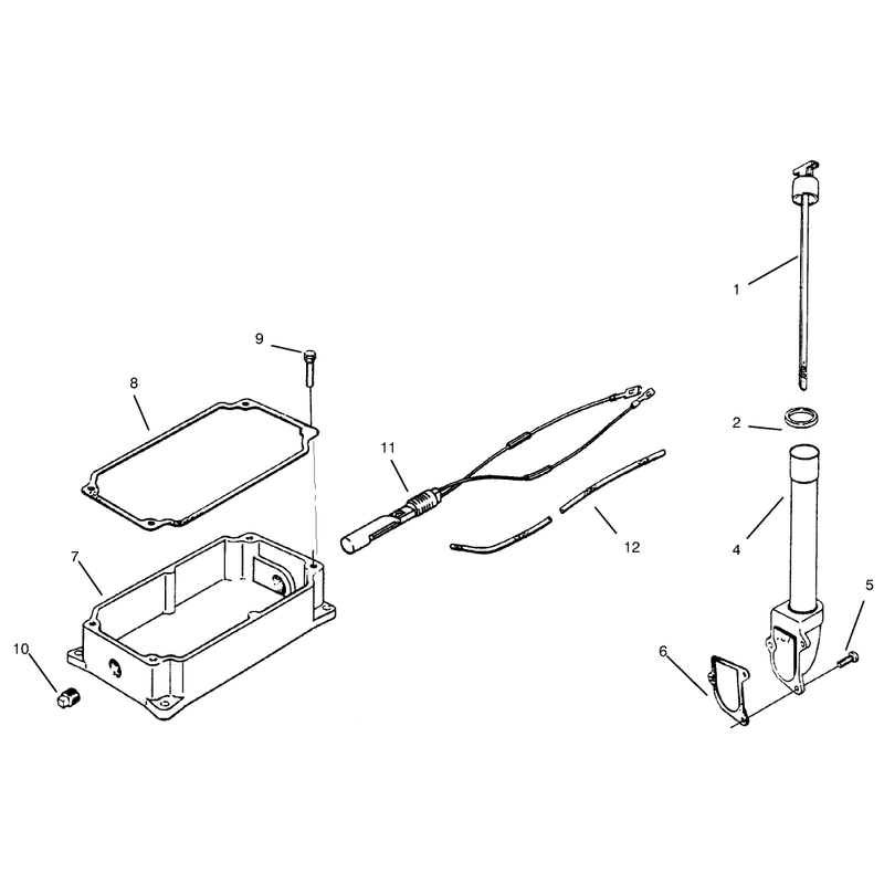 Oil Pan and Dipstick