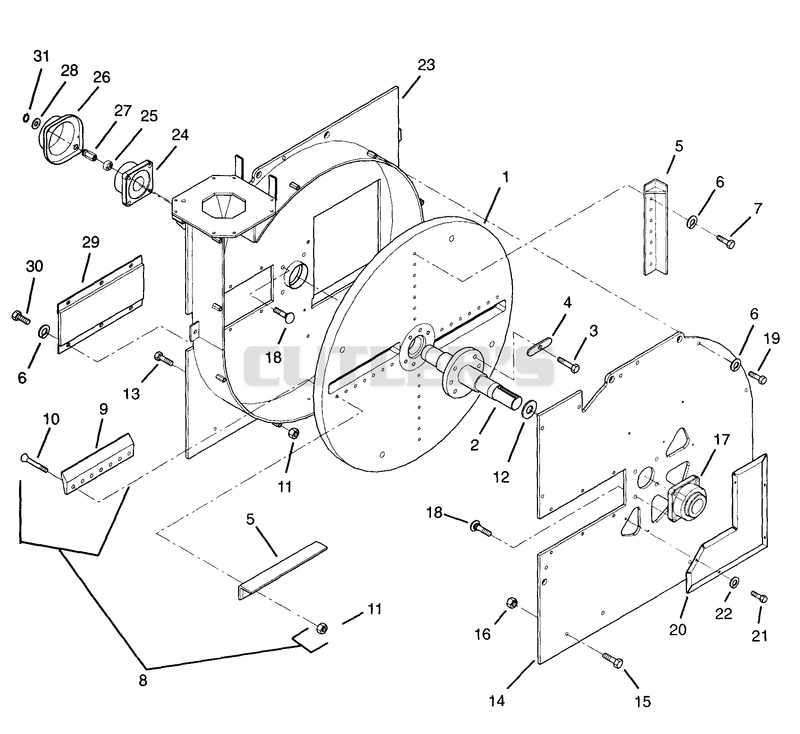 Flywheel And Housing