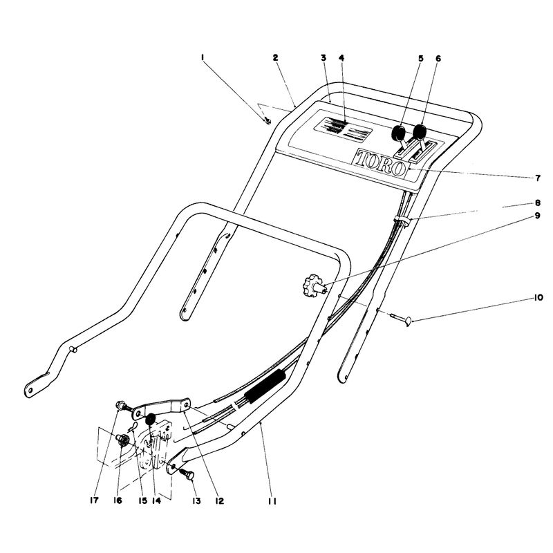 Handle Assembly Model No 20562