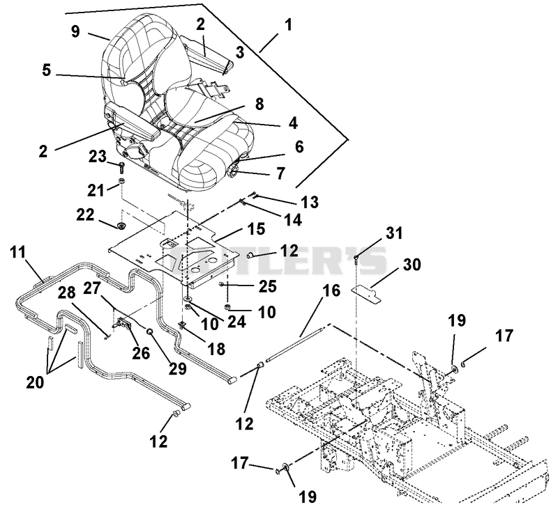 Seat And Hood Frame