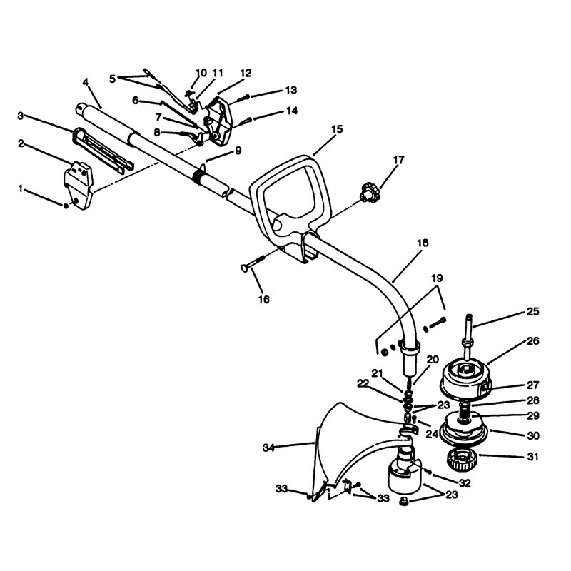 Handle Assembly Model No. 51620