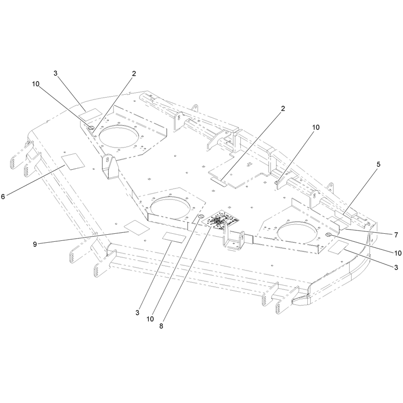 Deck Decal Assembly No 110-5601