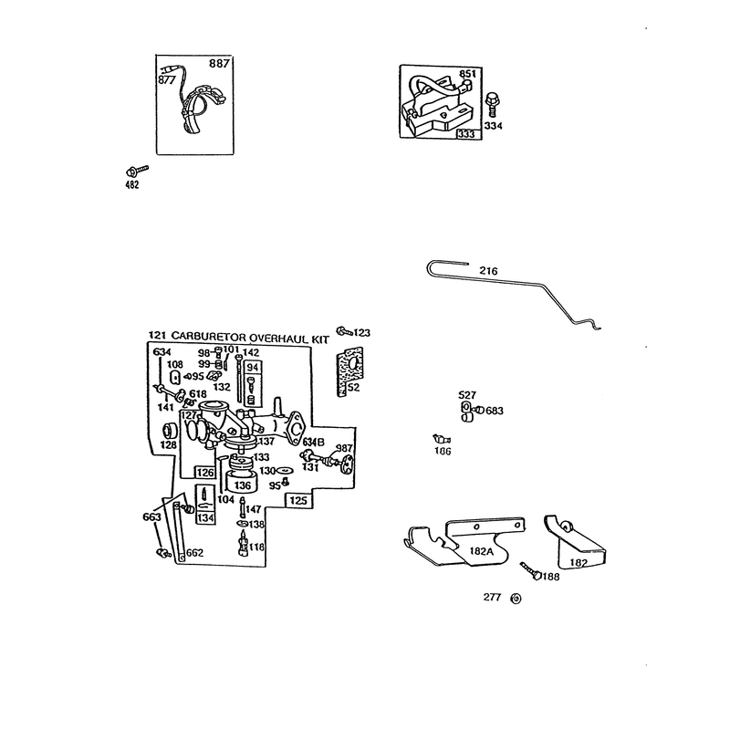 Briggs & Stratton Model No. 256707-01 30-01