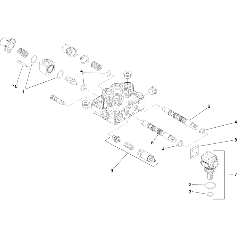 Hydraulic Valve Assembly No 115-1201