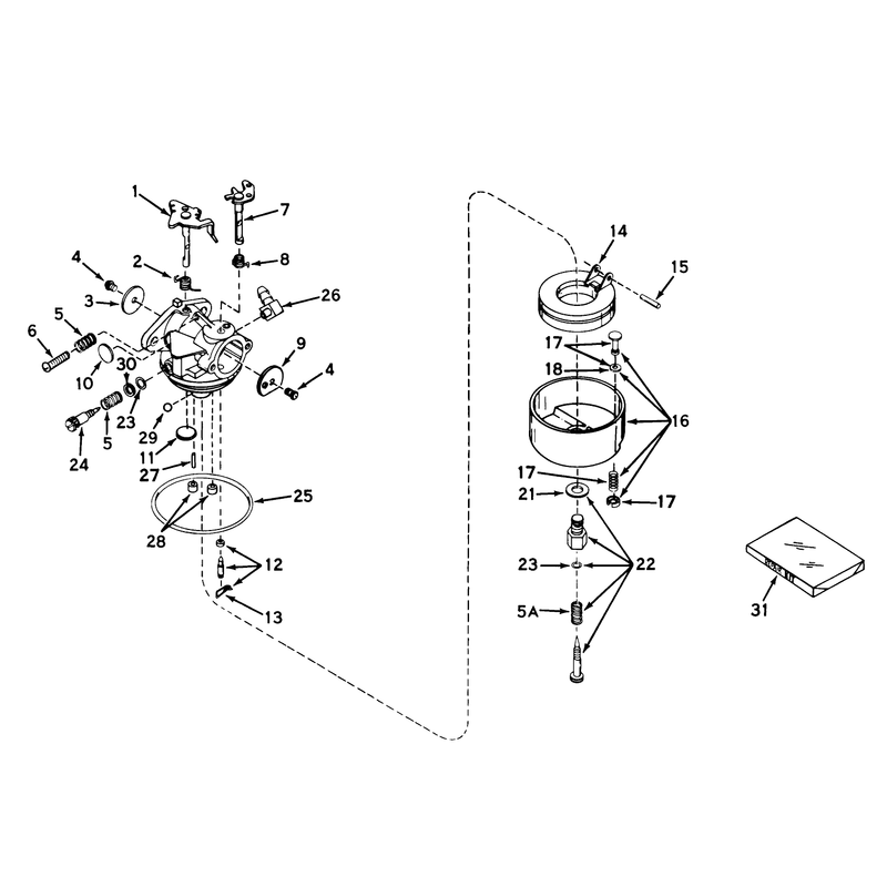 Model 631447 Carburetor Assembly