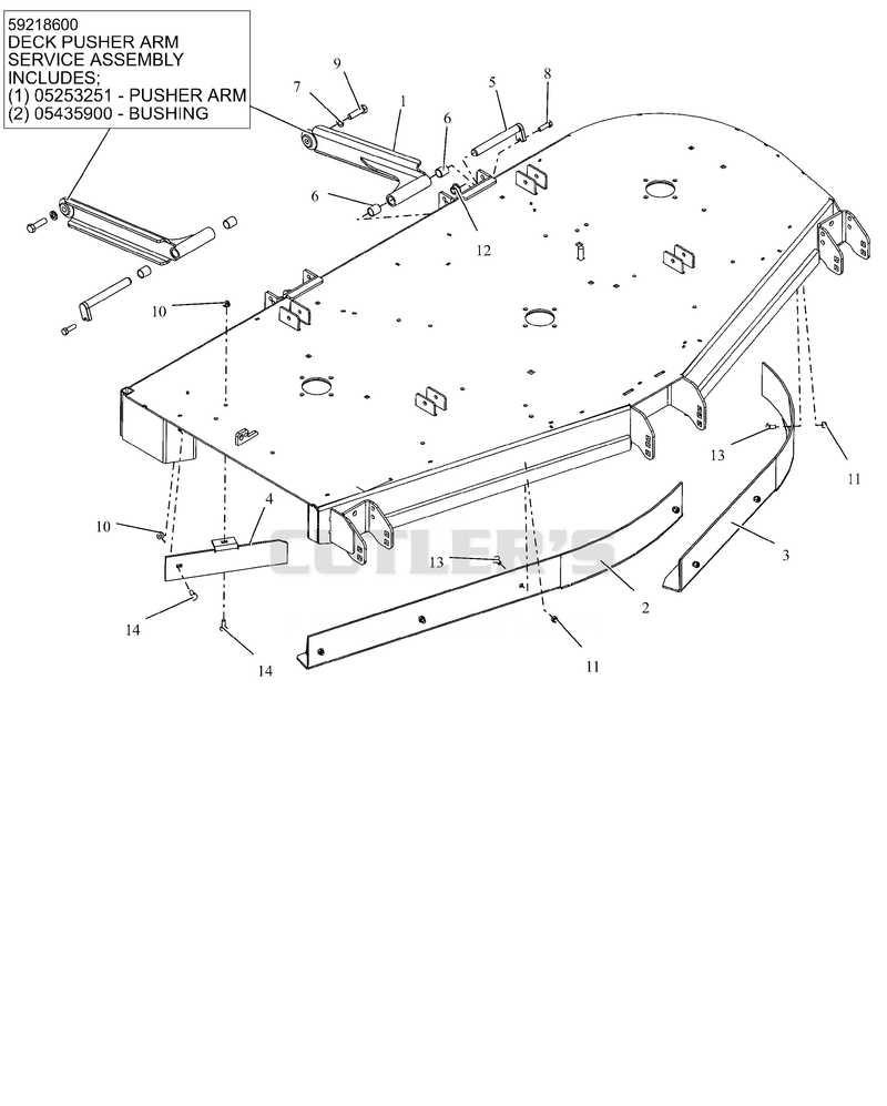 Stabilizer Arms And Baffles - 72"
