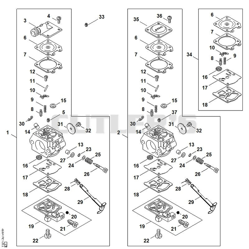 Carburetor WT-403, WT-493