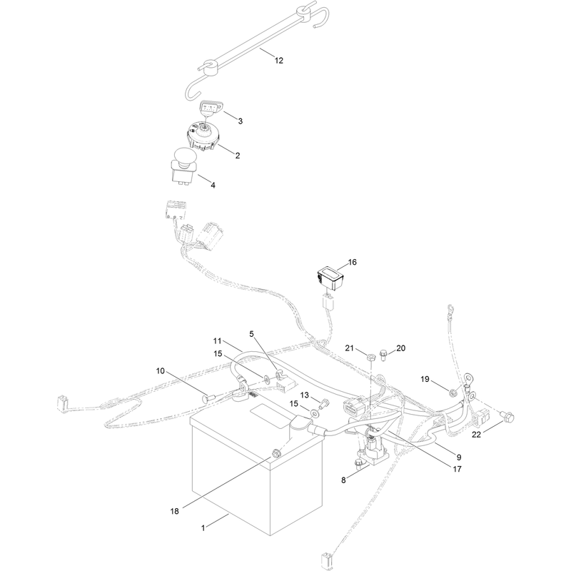 Battery and Electrical Assembly