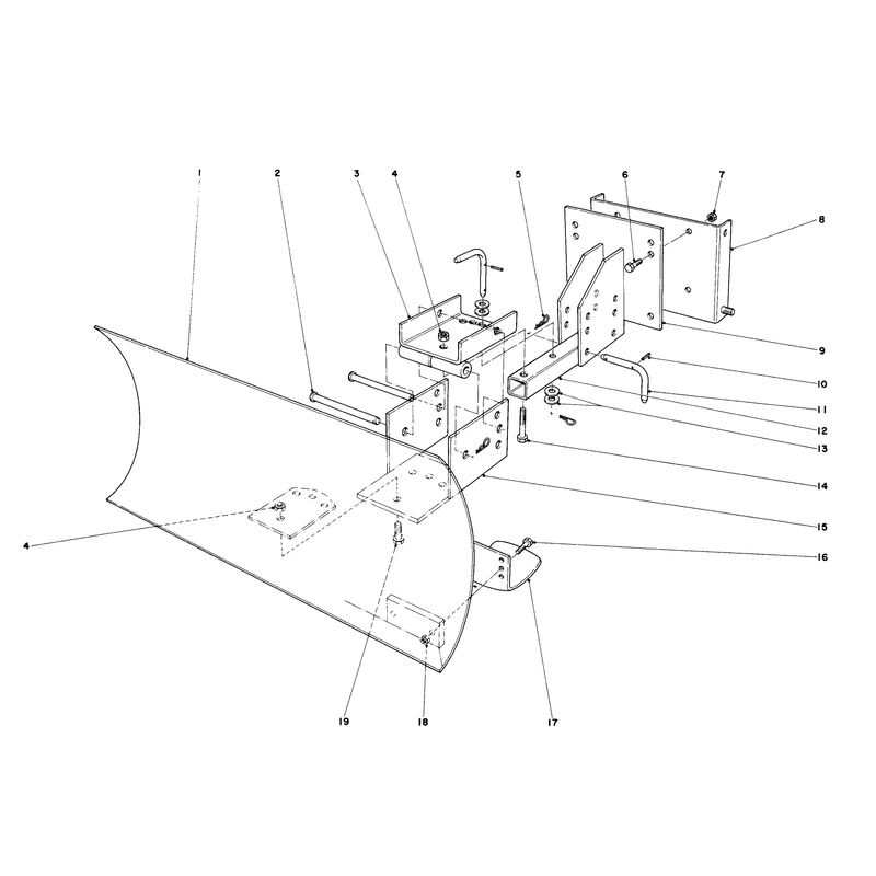 Grader Blade Assembly Model 59099