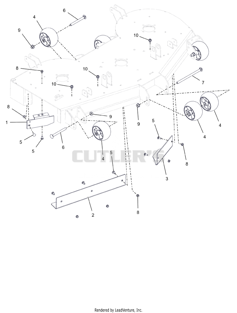 Anti-Scalp Wheels and Baffles - 48"