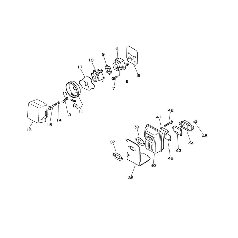 Intake, Exhaust, Air Cleaner