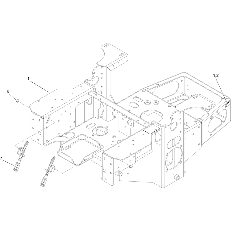 Main Frame Service Kit Z400 Series Riding Mower