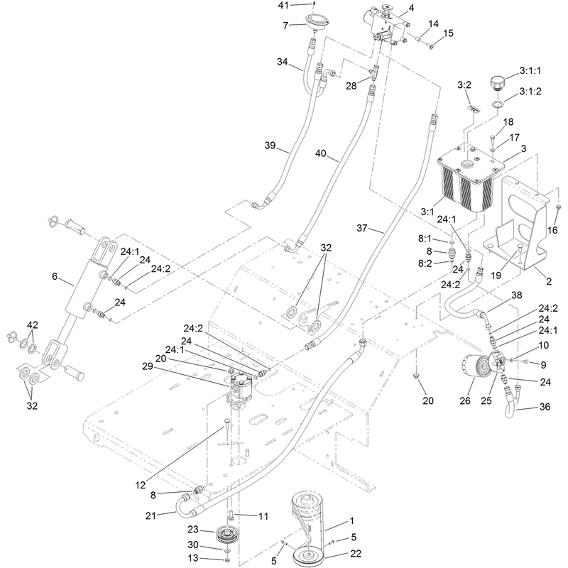 Auxiliary Hydraulic Assembly