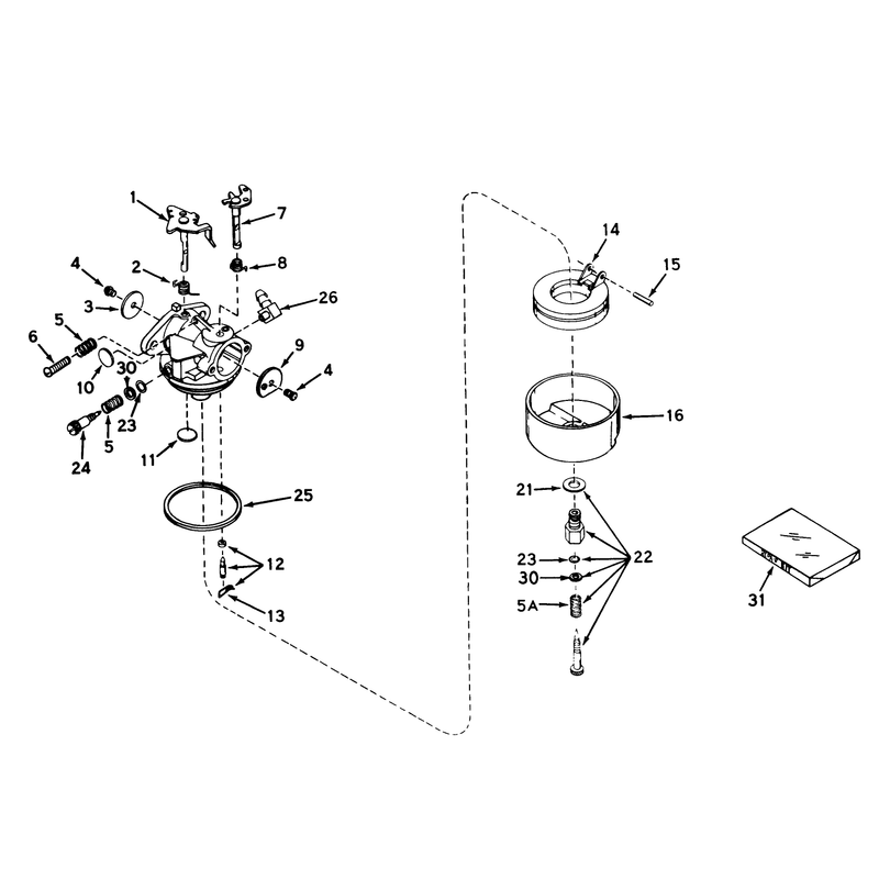Carburetor No. 631449