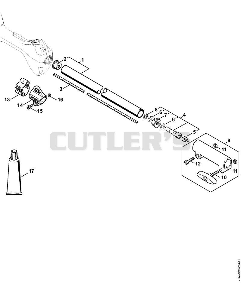 Drive tube assembly KM 56 C