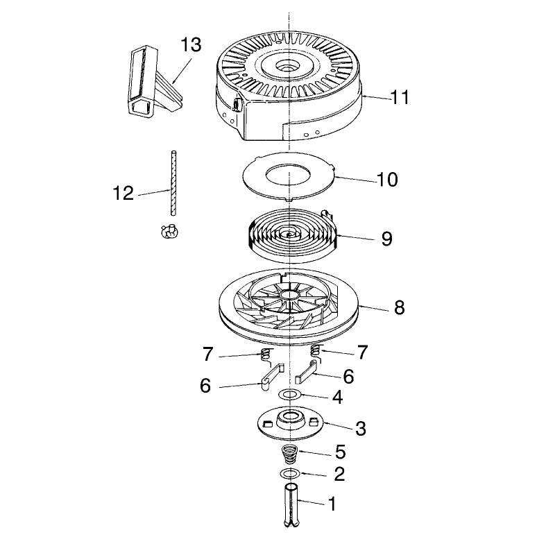 Recoil Starter No. 590652