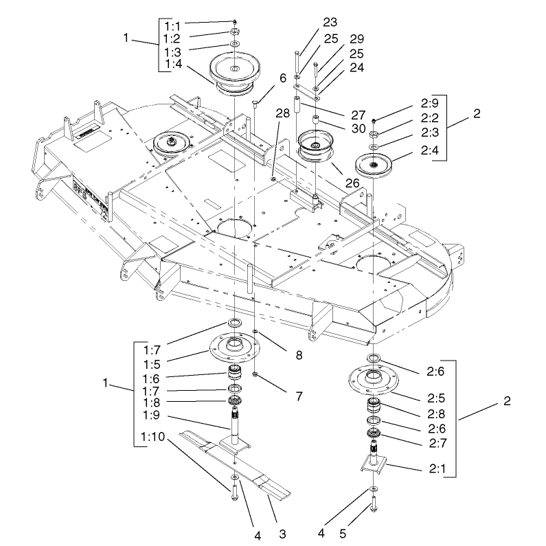 Spindle and Pulley Assembly
