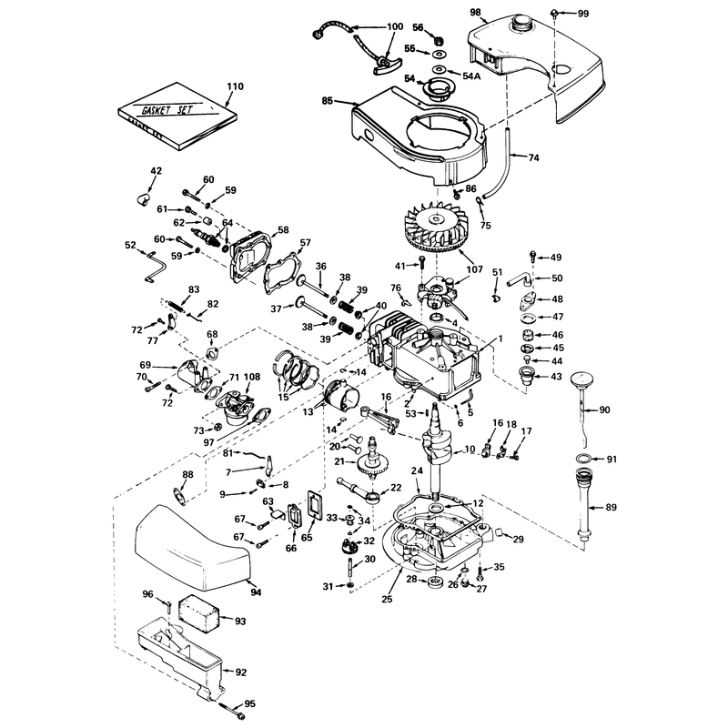 Engine Tecumseh Model No Tnt 120-12004