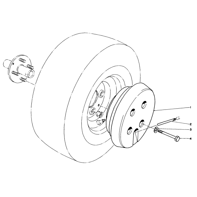 Wheel Weight Kit Model No 56-6620 Optional for 44in Snow Thrower Model No 30761